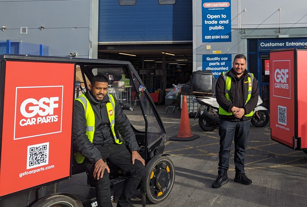 24/01/24: GSF Car Parts pilots electric delivery bikes in green solution to London traffic