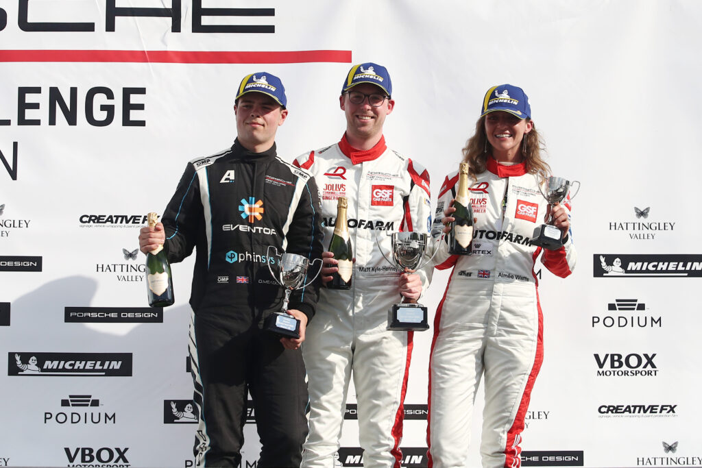 GSF Clean Racing extends Porsche championship lead with more podium success at Brands Hatch 