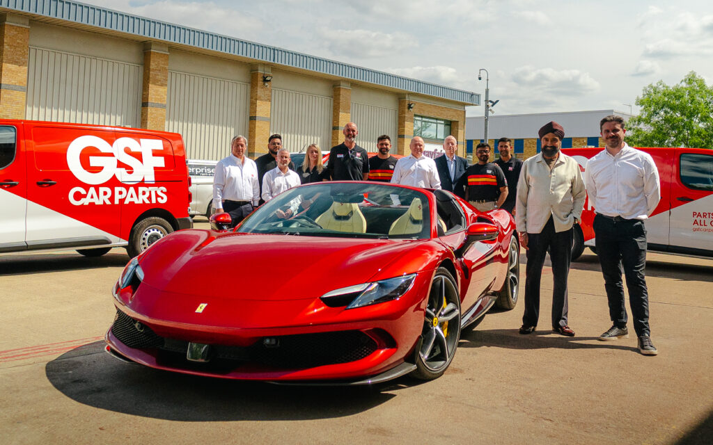 GSF awards top Branch Manager with keys to supercar for the weekend 
