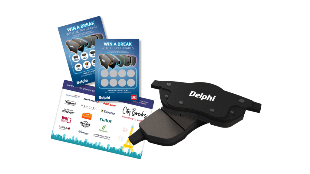 GSF offers customers the chance to win big with Delphi brake pads