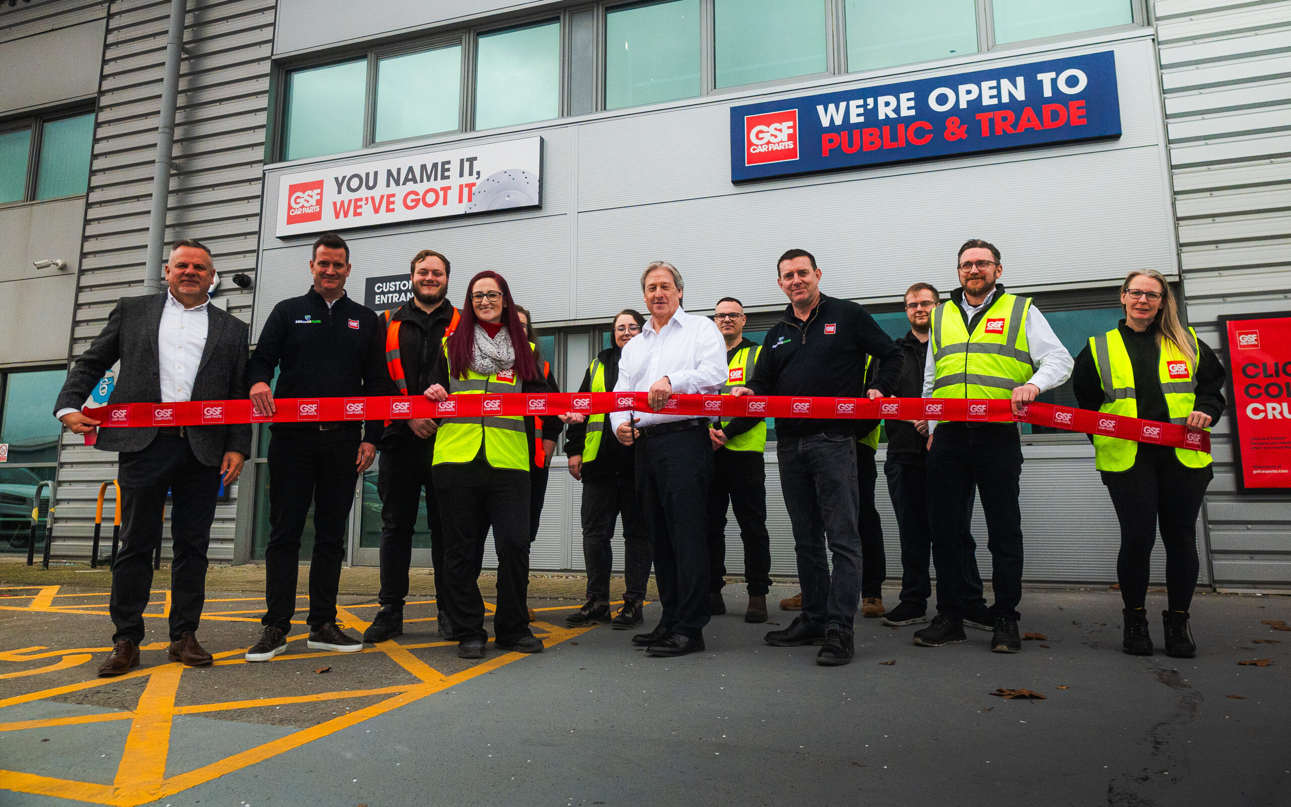 GSF Basildon ribbon cut opening