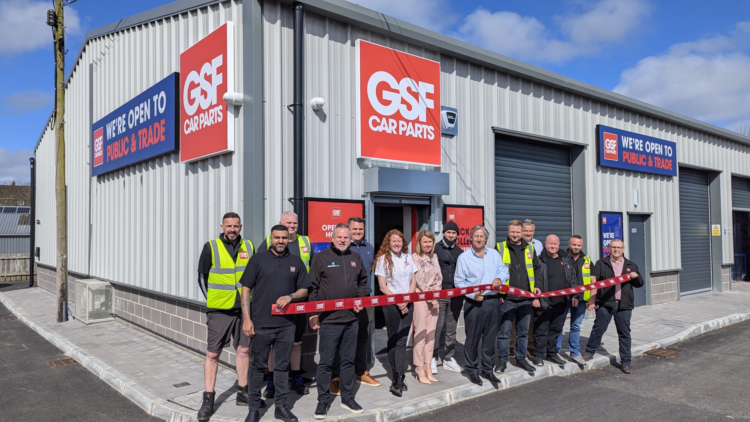 GSF Newtownards ribbon cut